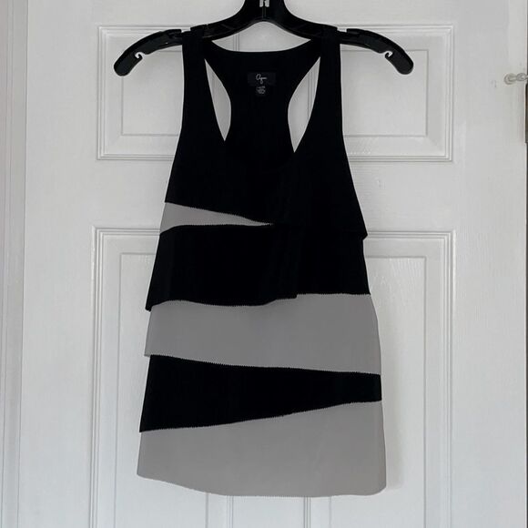 Aqua Black & Gray Sleeveless Top - Picture 7 of 7